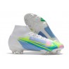 Nike Mercurial Superfly VIII Elite DF FG Vit Blå Grön