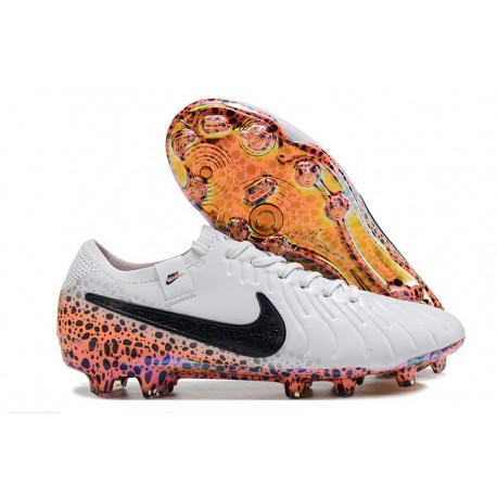 Nike Tiempo legend X Elite FG Herrar Vit Svart Orange