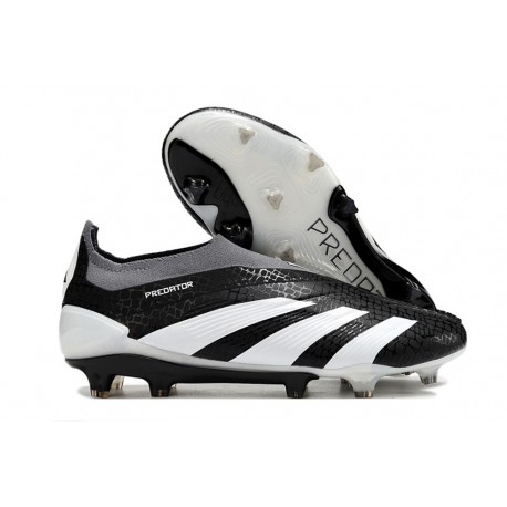 Adidas Predator Elite Laceless FG Fotbollsskor Svart Vit