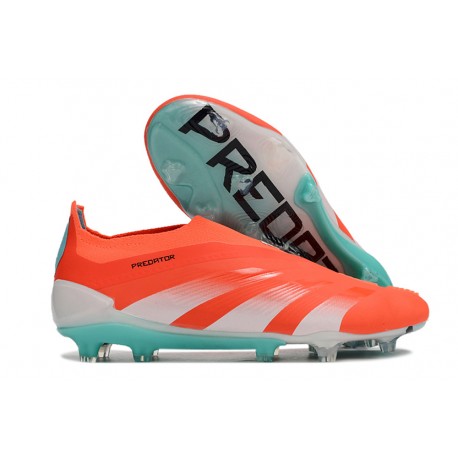 Adidas Predator Elite Laceless FG Fotbollsskor Röd Vit Blå