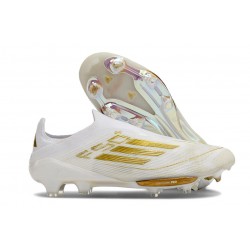 Fotbollsskor för Män adidas F50 + FG Vit Guld