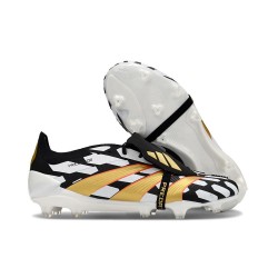 Fotbollsskor adidas Predator 24 Elite FT FG Svart Vit Guld