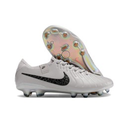 Nike Tiempo legend X Elite FG PLAYER EDITION Rising Gem - Grå Svart