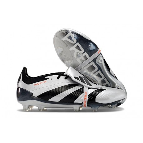 Fotbollsskor adidas Predator 24 Elite FT FG Silver Svart