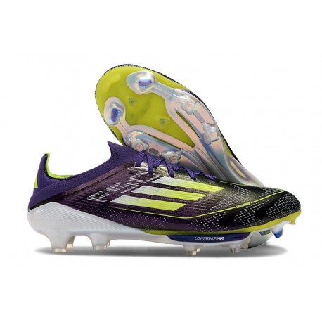 adidas F50 + Elite FG Skor Lila Gul