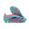 Adidas Predator Elite Laceless FG Fotbollsskor Blå Rosa