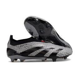 Adidas Predator Elite Laceless FG Fotbollsskor Svart Grå