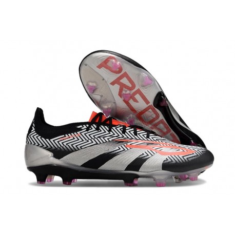 Adidas Predator 24 Elite FG Svart Vit Orange