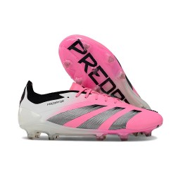 Adidas Predator 24 Elite FG Rosa Vit Svart