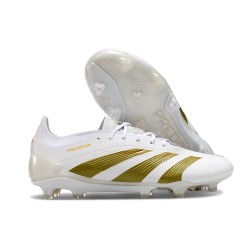 Adidas Predator 24 Elite FG Vit Guld