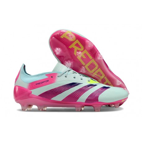 Adidas Predator 24 Elite FG Blå Rosa