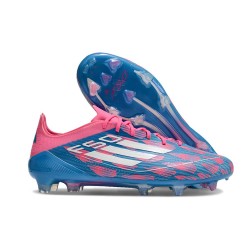 Adidas F50 Elite FG Skor Blå Vit Rosa