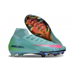 Nike Zoom Mercurial Superfly 10 Elite FG Cosmic Speed 2 - Turkos Svart Limited Edition