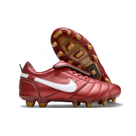 Nike Tiempo legend 10 Elite FG Ronaldo Röd Vit