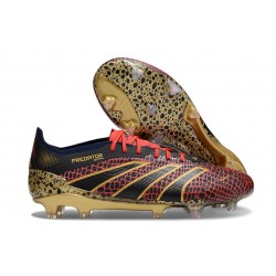 Adidas Predator 24 Elite FG Year Of The Snake -Lucid Red Guld Svart Limited Edition