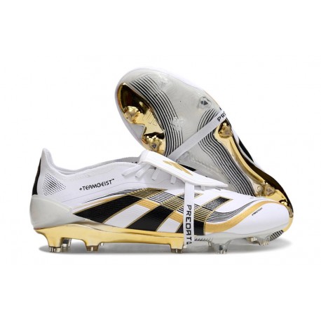 Fotbollsskor Adidas Predator Elite FT FG Vit Svart Guld