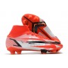 Nike Superfly VIII Elite DF FG CR7 Spark Positivity - Röd Svart Vit Orange